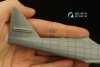 Quinta Studio QRV-027 Double riveting rows (rivet size 0.10 mm, gap 0.4 mm, suits 1/72 scale), Black color, total length 6.7 m/22 ft